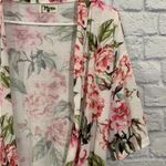 Show Me Your Mumu  White Pink Brie Garden of Blooms Robe Size O/S Photo 3