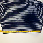 Athleta Stealth Skort Navy Blue White Striped Size Large Athletic Skirt Shorts Photo 8