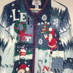 Tiara International VTG  Cardigan Women's S Let It Snow Ugly Christmas Sweater Photo 1