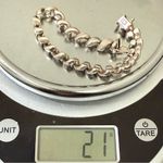 Vintage MILOR Italy 925 Italian Sterling Silver San Marco Link 7.5” Bracelet 21g Photo 7