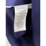 Loft Ann Taylor  Navy Blue Floral Print Short Sleeve Shift Dress Size‎ Small Photo 3