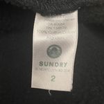 Sundry Leopard Chantilly Heart Patch Sweatshirt in Black Size 2/Medium Photo 6