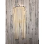 Liz Baker Tall Cream Dress Pants Women’s 20T High Rise Straight Leg Workwear Photo 1