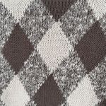 Liz Claiborne Vintage Argyle Cable Knit Sweater Cream & Brown Size Small Lizgolf Photo 8