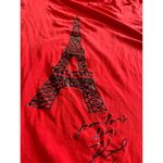 Karl Lagerfeld Karl lagerfield Red Graphic Tee With Eiffel Tower Design From Paris Love Karl M Photo 8