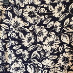 Ralph Lauren Vintage Lauren Women's Sz 12 Floral Casual Stretch Capri Pants Navy Photo 6