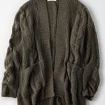 American Eagle Outfitters Oversized Cardigan Green Photo 0