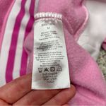 Barbie Pink Embroidered Varsity Tracksuit Fleece Quarter Zip Sweatshirt Medium Photo 5