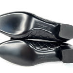 Salvatore Ferragamo Vara Mer Quilted Black Leather Bow Heel Pumps US 7 - EU 37.5 Photo 6