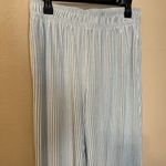 Colsie Light Blue Velour Ribbed Pants Size M Photo 1