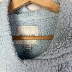 American Eagle AEO Light Blue Teddy Sherpa Hoodie Sweatshirt M Photo 3