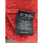 Anthropologie Moth Wool Blend Knit Mini Skirt Red S/P Photo 5