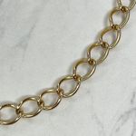 Gold Chain Link Belt with Tassel Charm Photo 9