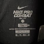 Nike  Pro Combat Dri Fit Black Womens XS Athletic Leggings Just Do It Photo 5