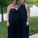 Petal and Pup  Midi Dress Black Photo 1