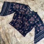 Twine & String Floral Crop Top Photo 0