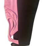 PINK - Victoria's Secret PINK VS Black & Pink Striped Cut Out Ankle Workout Casual Leggings Women Sz S Photo 9