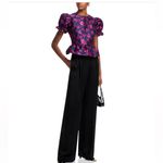 AQUA  Jacquard Women’s Top Sz Small NWOT Photo 1