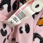 Anthropologie NEW Silky Pajama Top L Pink Animal Print Photo 4