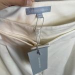 Antonio Melani Pants Women 16 White Alexis Pleated Wide Leg Cropped Belt Career Photo 5