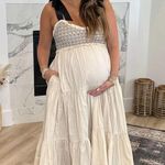 Free People  Bluebell Cream Maxi Dress Photo 1