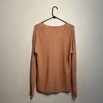 Madewell Heather Rose Pink Scoop Neck Kimball Pullover Sweater - Large Photo 2