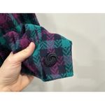 Pendleton  Purple Green Plaid Skirt Set 100% Virgin Wool Size 16W/ 18W Vintage Photo 4