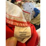 J.Crew  Chino Shorts Red Women Size 16 Flat Front Casual Everyday Photo 4