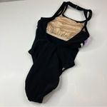 Jag Vintage Black Purple One Piece Swimsuit Made in USA Womens 14 Photo 5
