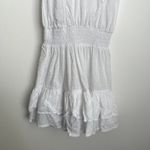 Poupette St. Barth Camila White Ruffled Mini Dress Small Photo 6
