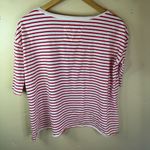 Frank & Eileen Josephine French Tee in White Double Decker Red Size Med Womens Photo 8