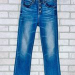 McGuire Denim  Barley Boot Button Fly Raw Hem Cropped Jeans Size 25 Style 185C Photo 3