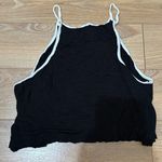 Emma & Sam  black and white halter tank size small Photo 4