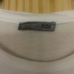 ZARA  Sequins Design White T-Shirt size M Photo 1
