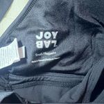 JoyLab  Scalloped Black V-Neck Sports Bra Size Small Photo 10