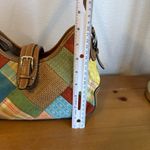 Fossil Vintage  Leather Patchwork Shoulder Bag With Key Photo 11
