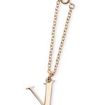 Victoria's Secret  Charm Gold  V Monogram NEW Bling Shine Photo 1