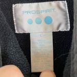 Pro Spirit  Black Squiggly Stitched Quilted Zip Up Vest Photo 2