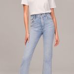 Abercrombie & Fitch Curve Love Ankle Straight Jeans Photo 3