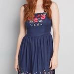Modcloth NWT Navy Blue Enlightened Look Dress New Photo 2