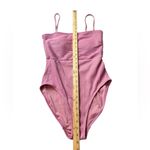 Old Navy Women’s Convertible Metallic Shine Pink One-Piece Swimsuit Size Medium Photo 9