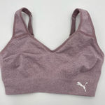 Puma Sports Bra Adjustable Straps Mauve Yoga Gym Wear Size Small Photo 0