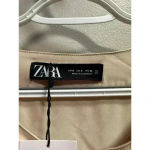 ZARA NEW  Satin Effect Embroidered Jersey Shirt | Women’s S Varsity Photo 5
