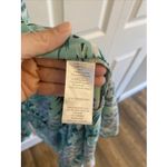 Adelyn Rae  Womens Medium Leopard Palm Midi Dress V Neck Euro Travel Glam Photo 6