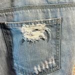 Tommy Hilfiger  Distress W/Patches behind 5 pocket Jean Shorts Size 12 SUPER CUTE Photo 4