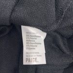 Paige  Black Knit V-Neck Midi Dress with Slit Photo 7