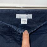 J. Jill Twill Chino Cotton Linen Blend Pants Navy Size 16 Stretch Blue Photo 4