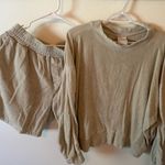 Varley  Light green Sweatshirt and shorts set Photo 0