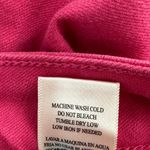 Sneak Peek Hot Pink Mid Rise Kick Flare Jeans size 18 NWT Cropped Raw Hem Photo 13