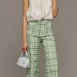 Anthropologie Maeve by The Colette Cropped Wide-leg Pants Photo 0